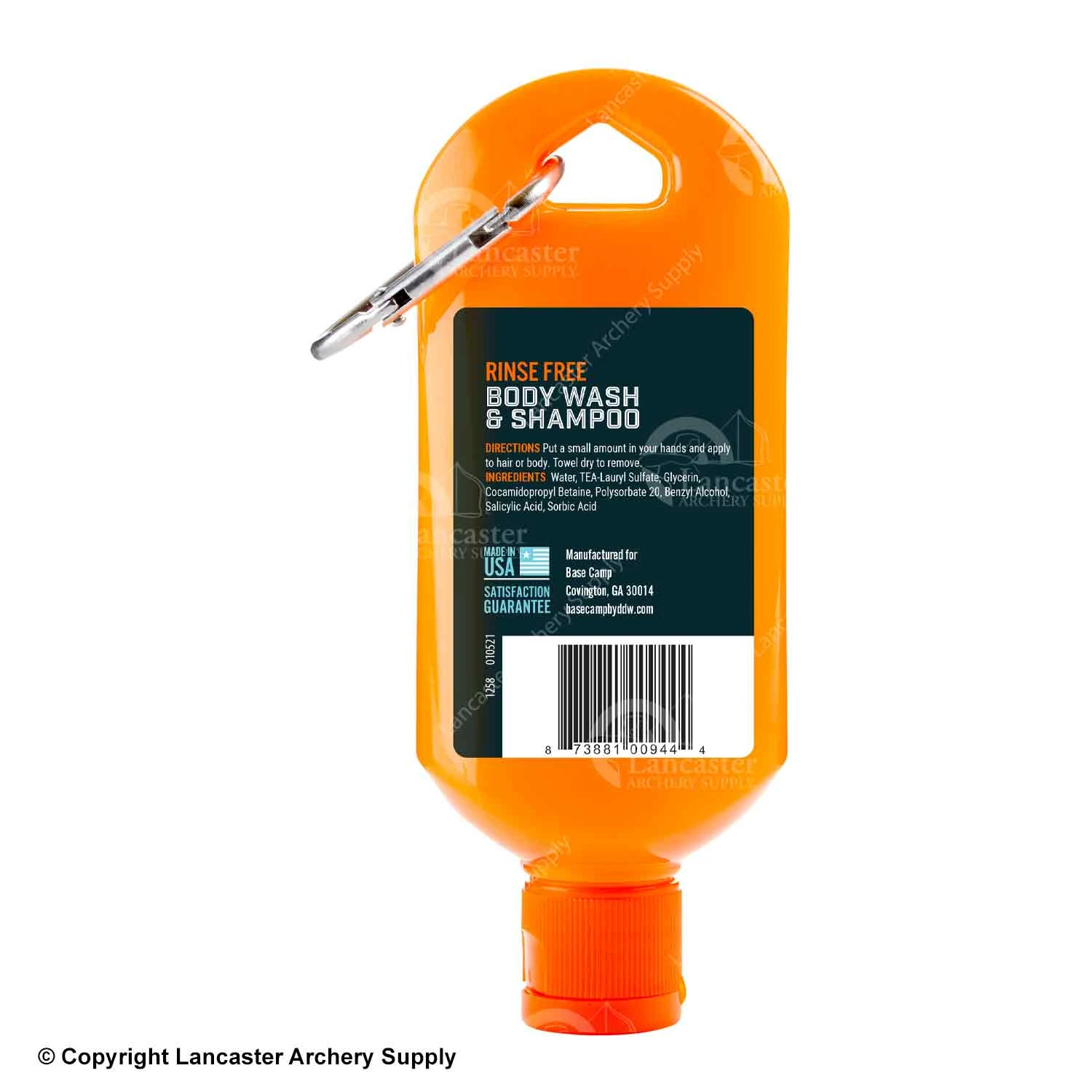 Dead Down Wind Base Camp Body Wash & Shampoo (Travel Size W/ Carabiner) 4 Dead Down Wind Base Camp Body Wash & Shampoo (Travel Size W/ Carabiner) - Image 2