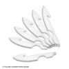 Outdoor Edge 3.0" Replacement Caping Blades (6 Pack) -Outdoor Hunting Shop 1031715
