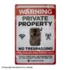Stealth Cam Live Surveillance Warning Sign -Outdoor Hunting Shop 3320221