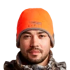SITKA Stratus Beanie (Blaze Orange) -Outdoor Hunting Shop Img SITKA WT 2021 90290 BL Mens Stratus WS Beanie Blaze Orange 1000p Studio 2612 Small